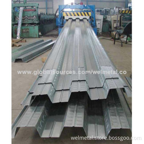 Prefabricated Galvanizing Open Type Steel Floor Decking Sheets with Lightweight, High-strength